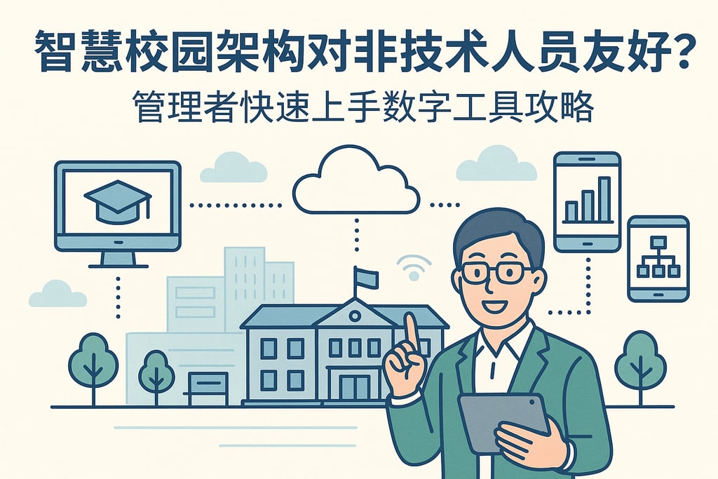 智慧校园架构对非技术人员友好吗？管理者快速上手数字工具攻略