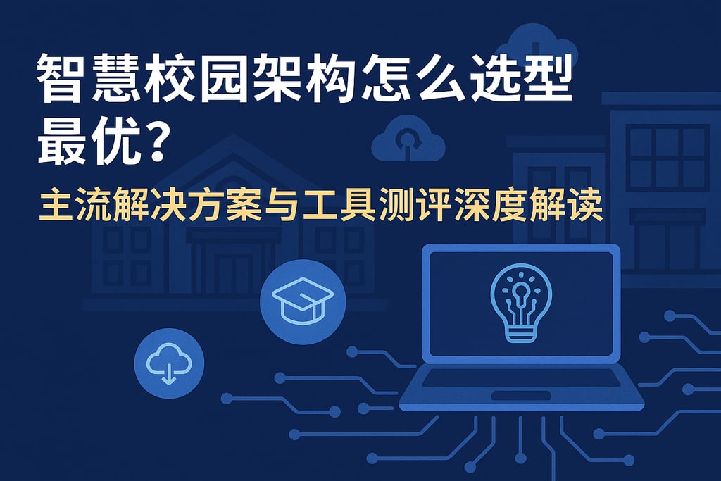 智慧校园架构怎么选型最优？主流解决方案与工具测评深度解读