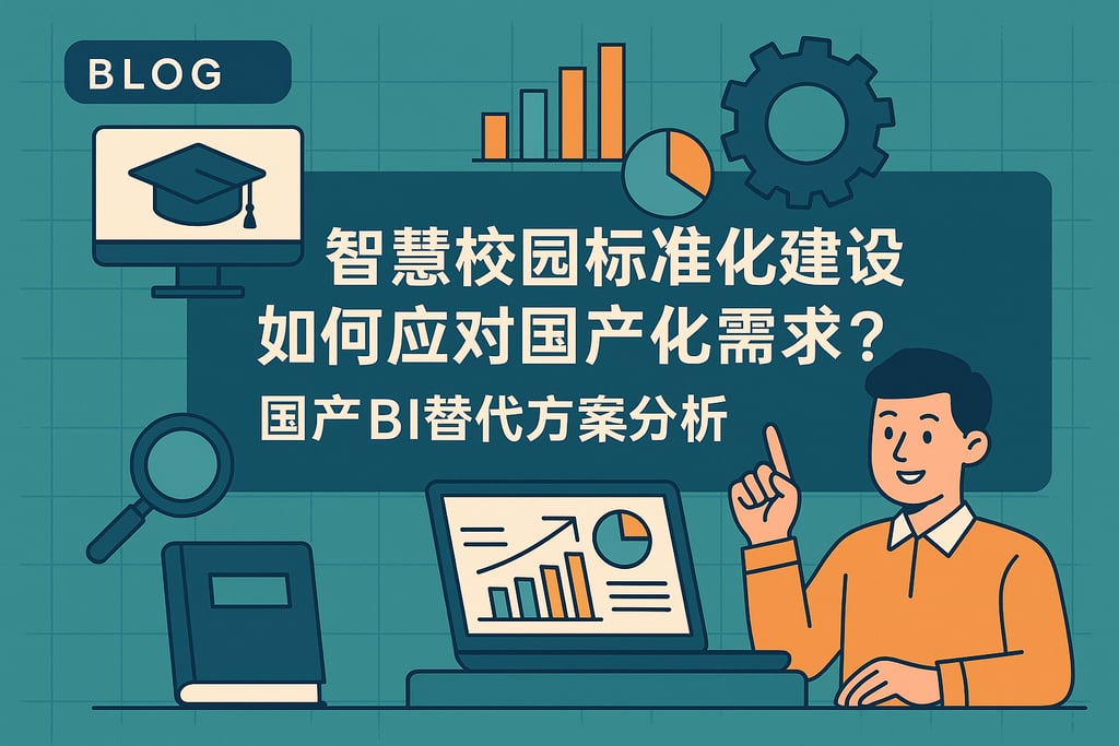 智慧校园标准化建设如何应对国产化需求？国产BI替代方案分析