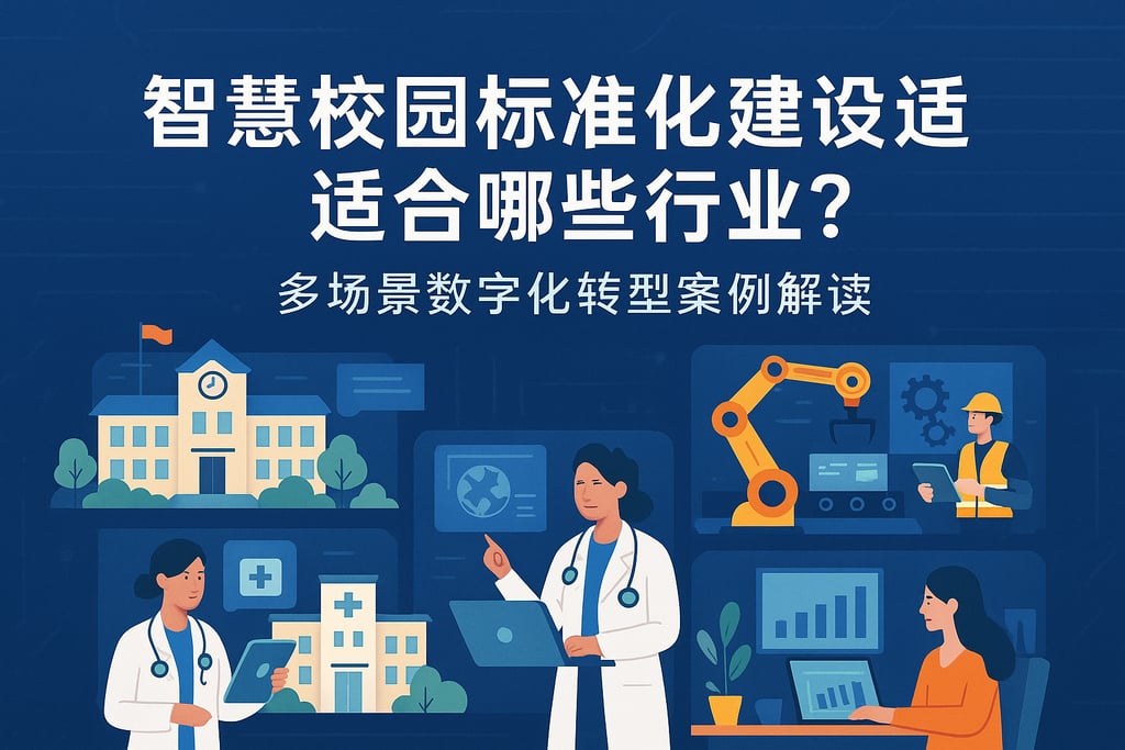 智慧校园标准化建设适合哪些行业？多场景数字化转型案例解读