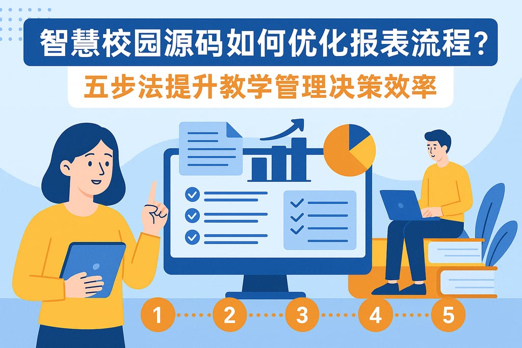 智慧校园源码如何优化报表流程？五步法提升教学管理决策效率