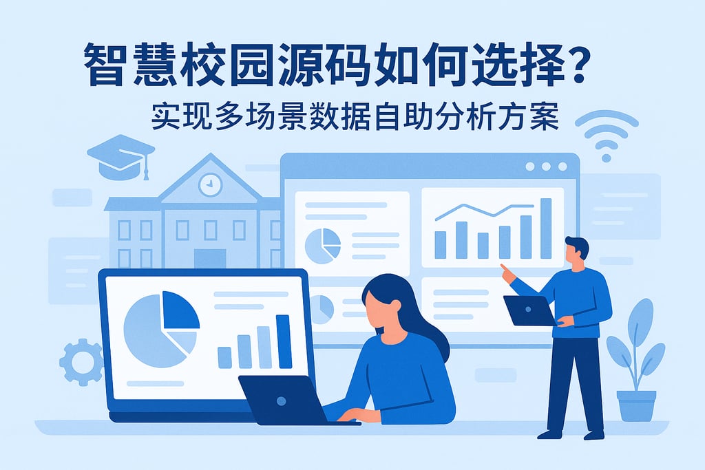 智慧校园源码如何选择？实现多场景数据自助分析方案