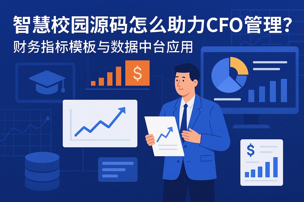 智慧校园源码怎么助力CFO管理？财务指标模板与数据中台应用