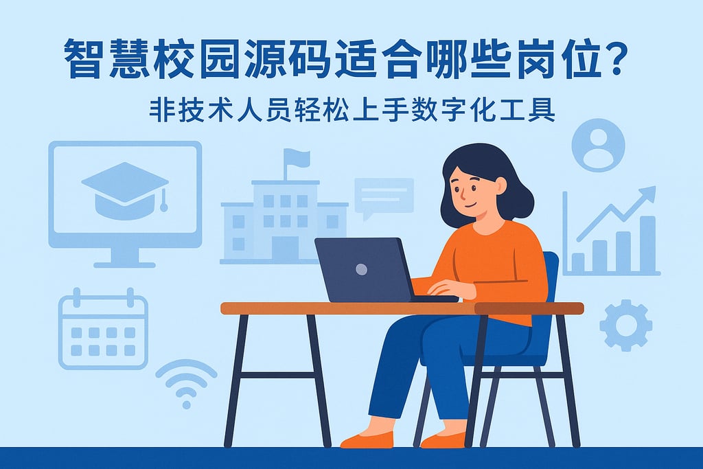 智慧校园源码适合哪些岗位？非技术人员轻松上手数字化工具