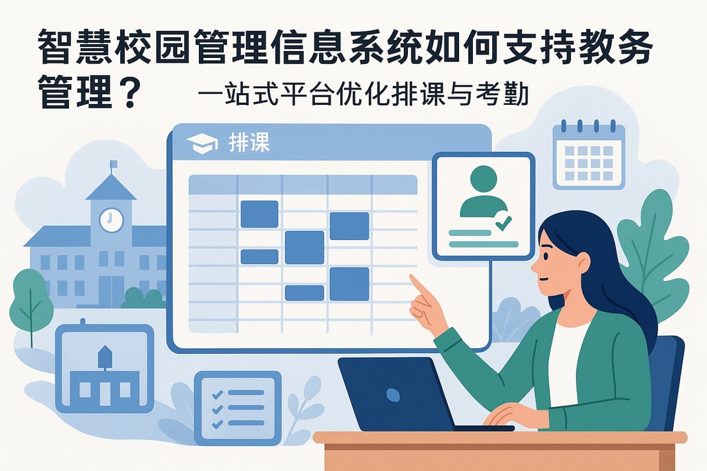 智慧校园管理信息系统如何支持教务管理？一站式平台优化排课与考勤