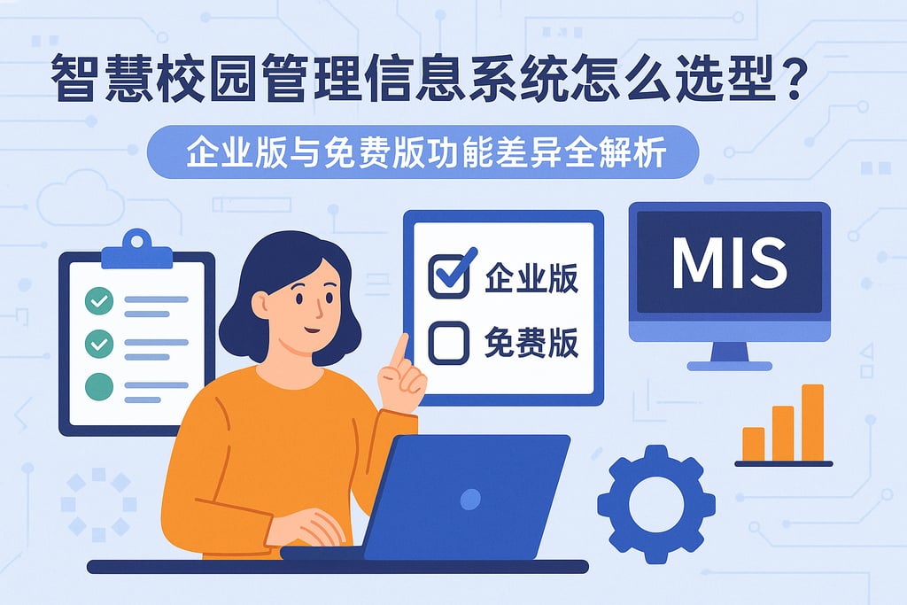 智慧校园管理信息系统怎么选型？企业版与免费版功能差异全解析