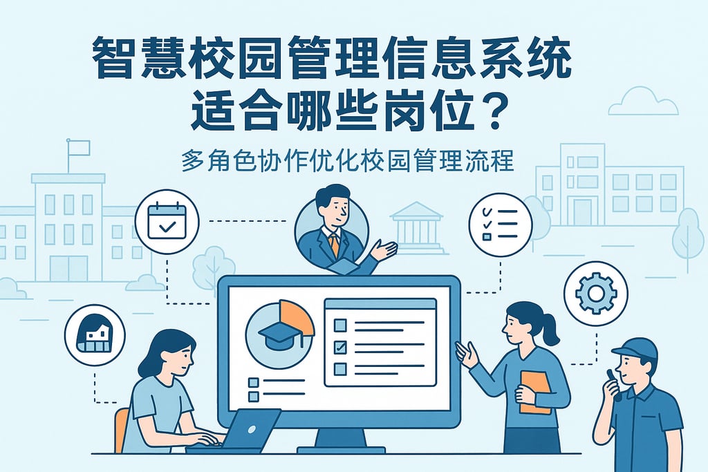 智慧校园管理信息系统适合哪些岗位？多角色协作优化校园管理流程