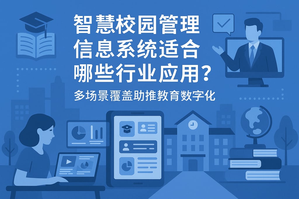 智慧校园管理信息系统适合哪些行业应用？多场景覆盖助推教育数字化