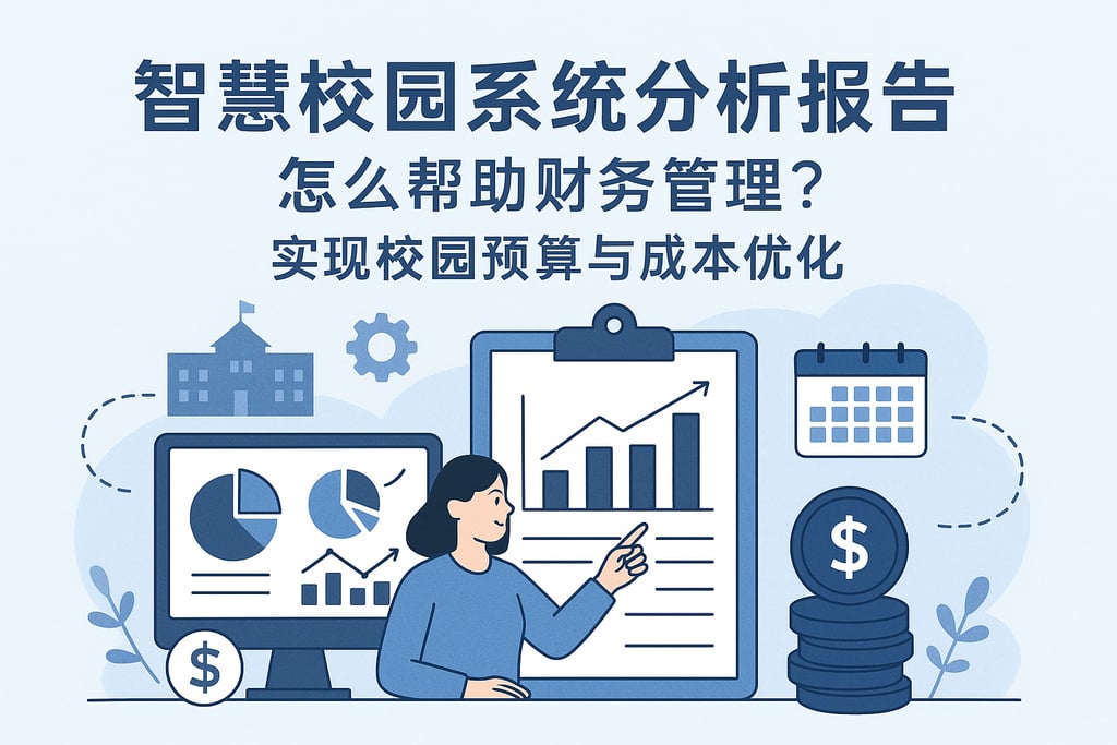 智慧校园系统分析报告怎么帮助财务管理？实现校园预算与成本优化