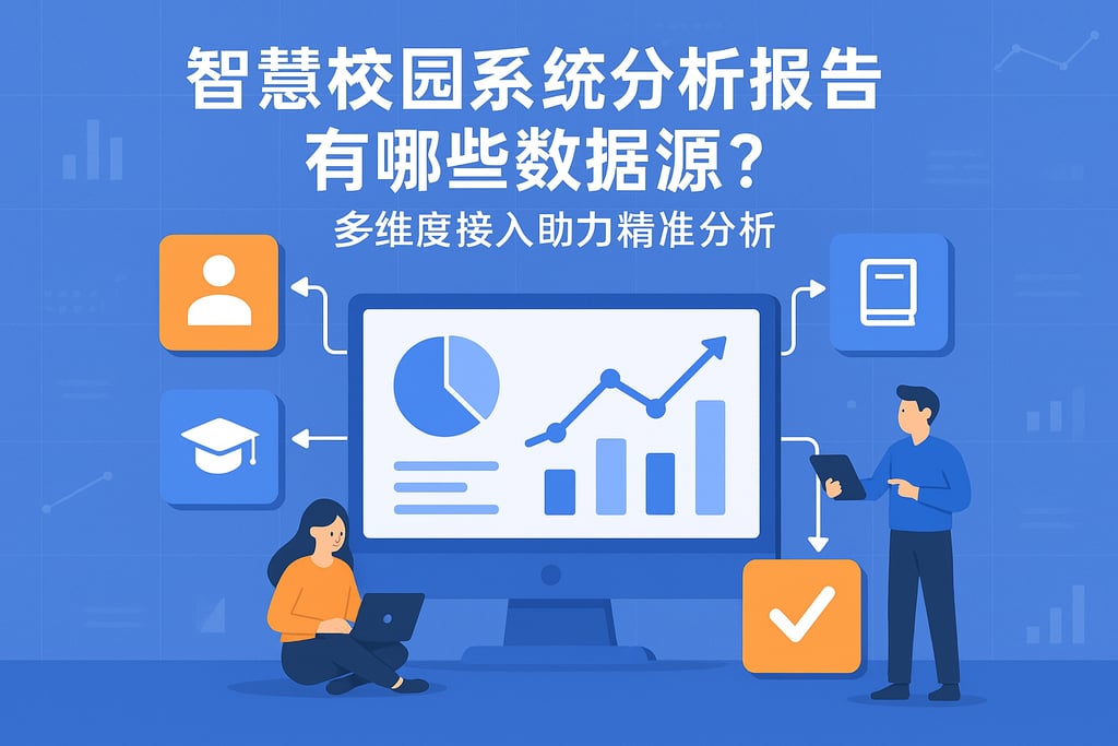 智慧校园系统分析报告有哪些数据源？多维度接入助力精准分析