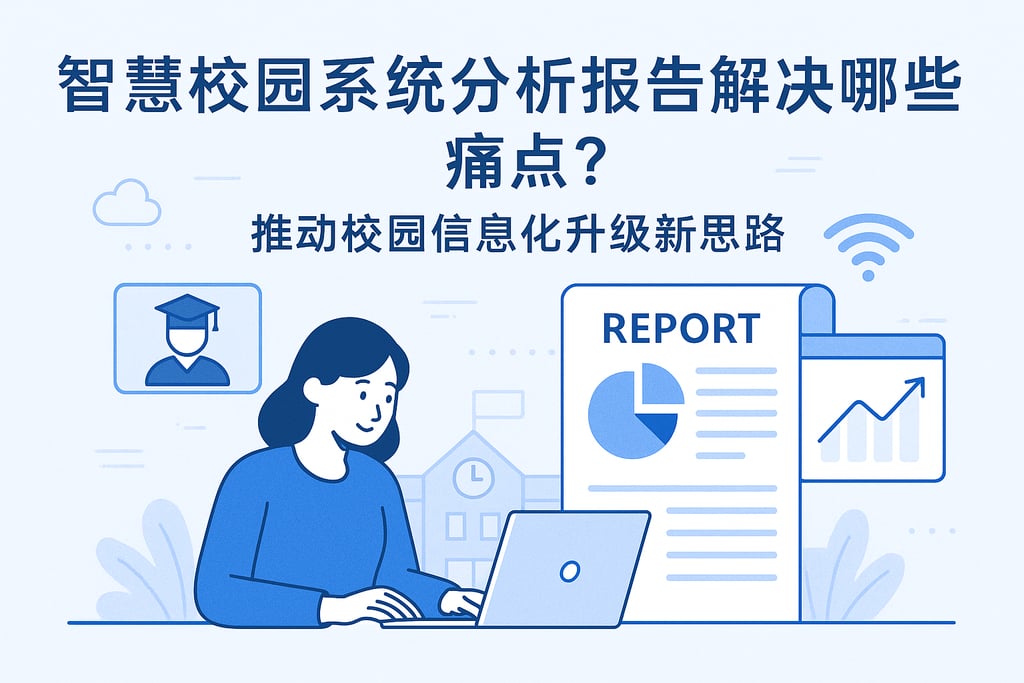 智慧校园系统分析报告能解决哪些痛点？推动校园信息化升级新思路