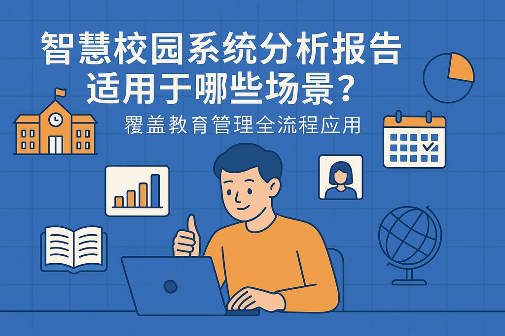 智慧校园系统分析报告适用于哪些场景？覆盖教育管理全流程应用