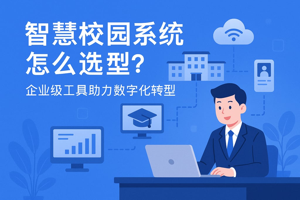 智慧校园系统怎么选型？企业级工具助力数字化转型