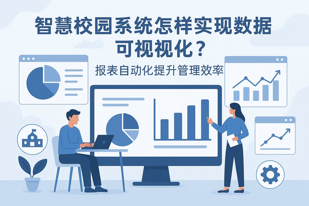 智慧校园系统怎样实现数据可视化？报表自动化提升管理效率