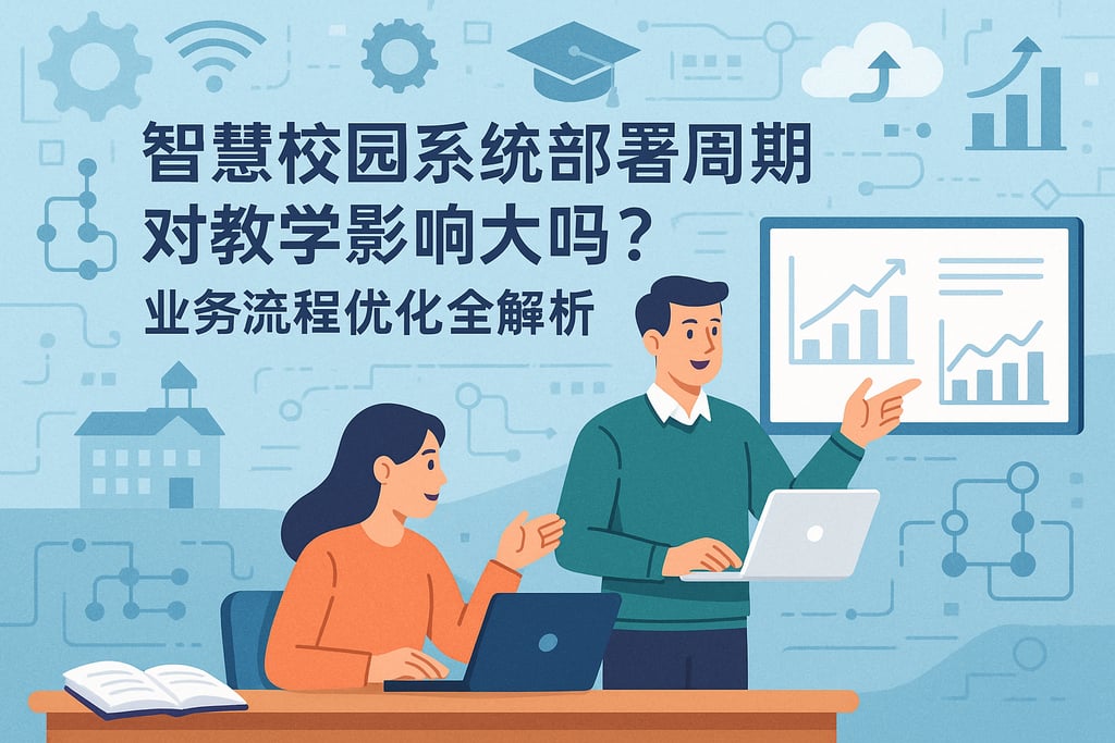 智慧校园系统部署周期对教学影响大吗？业务流程优化全解析