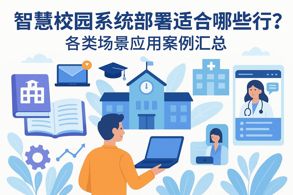 智慧校园系统部署适合哪些行业？各类场景应用案例汇总