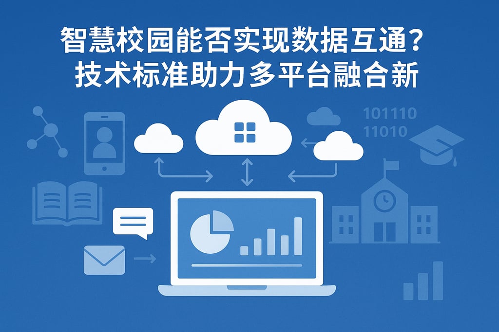智慧校园能否实现数据互通？技术标准助力多平台融合创新