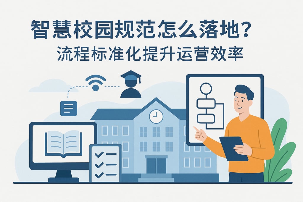 智慧校园规范怎么落地？流程标准化提升运营效率