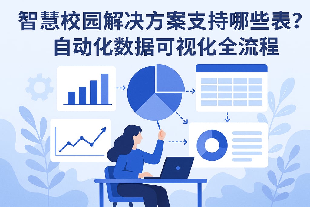 智慧校园解决方案支持哪些报表？自动化数据可视化全流程