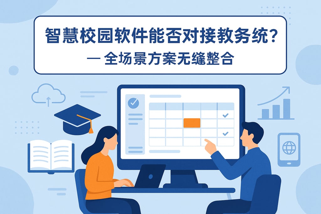 智慧校园软件能否对接教务系统？全场景方案无缝整合
