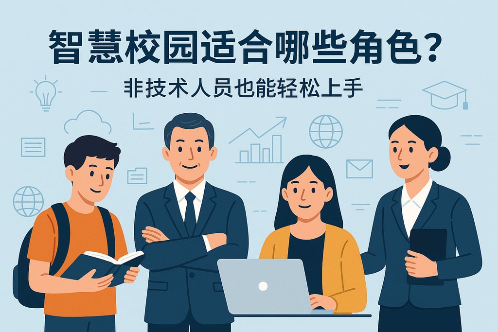 智慧校园适合哪些角色？非技术人员也能轻松上手