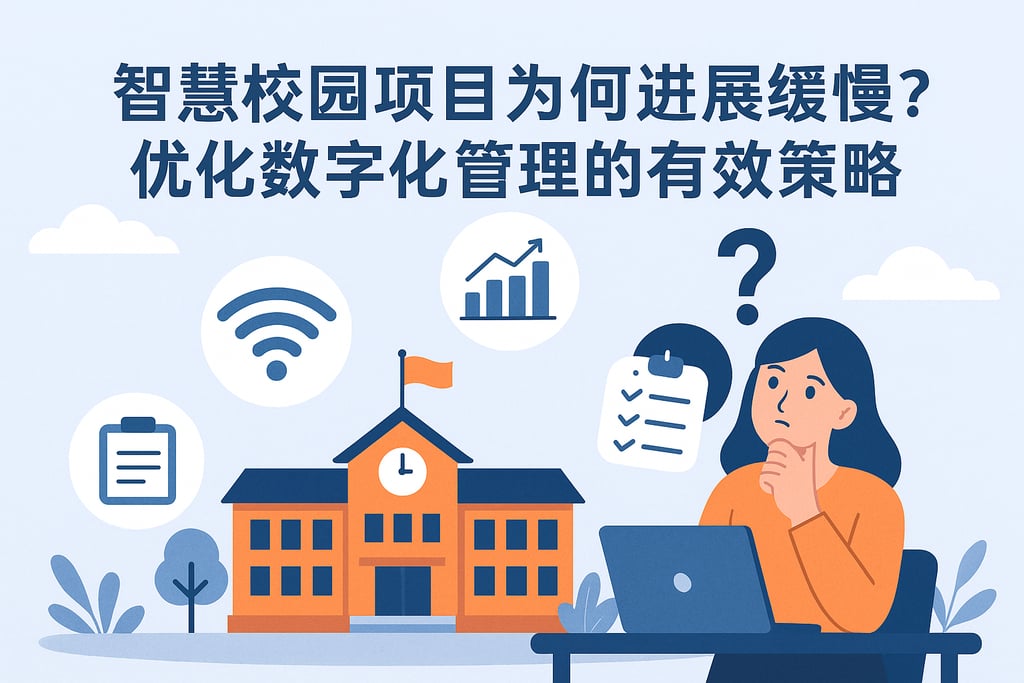 智慧校园项目为何进展缓慢？优化数字化管理的有效策略