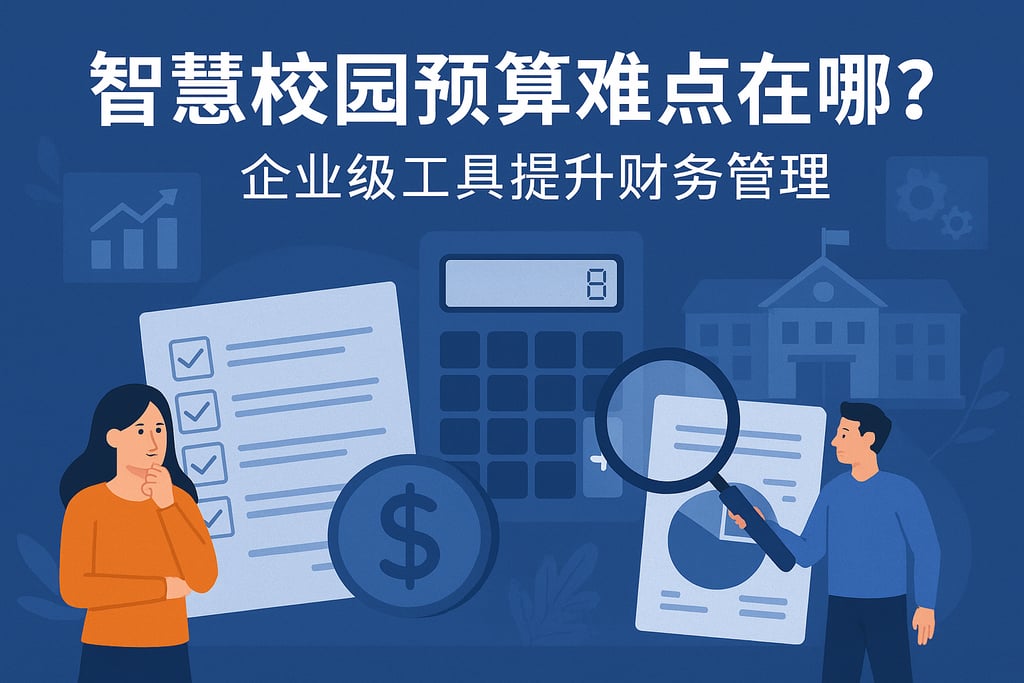 智慧校园预算难点在哪？企业级工具提升财务管理