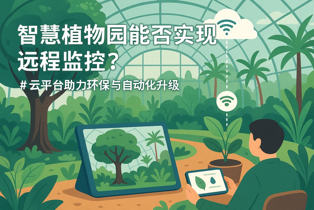 智慧植物园能否实现远程监控？云平台助力环保与自动化升级