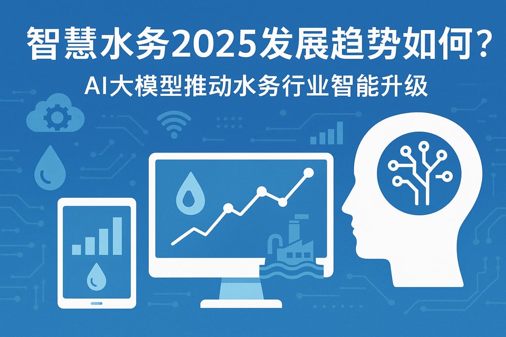智慧水务2025发展趋势如何？AI大模型推动水务行业智能升级