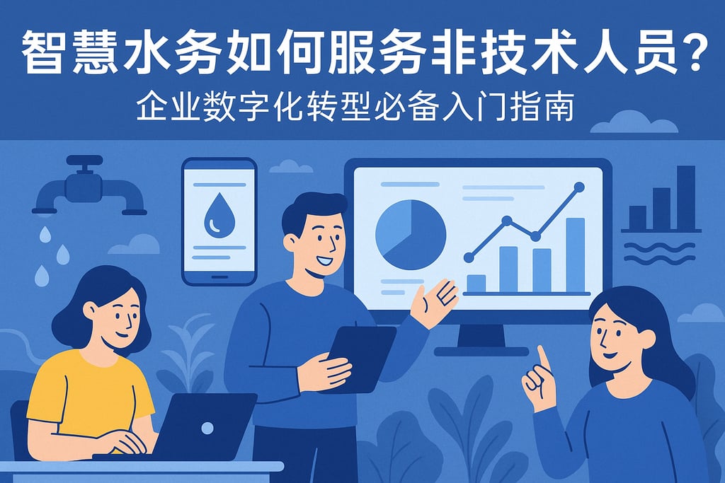智慧水务如何服务非技术人员？企业数字化转型必备入门指南