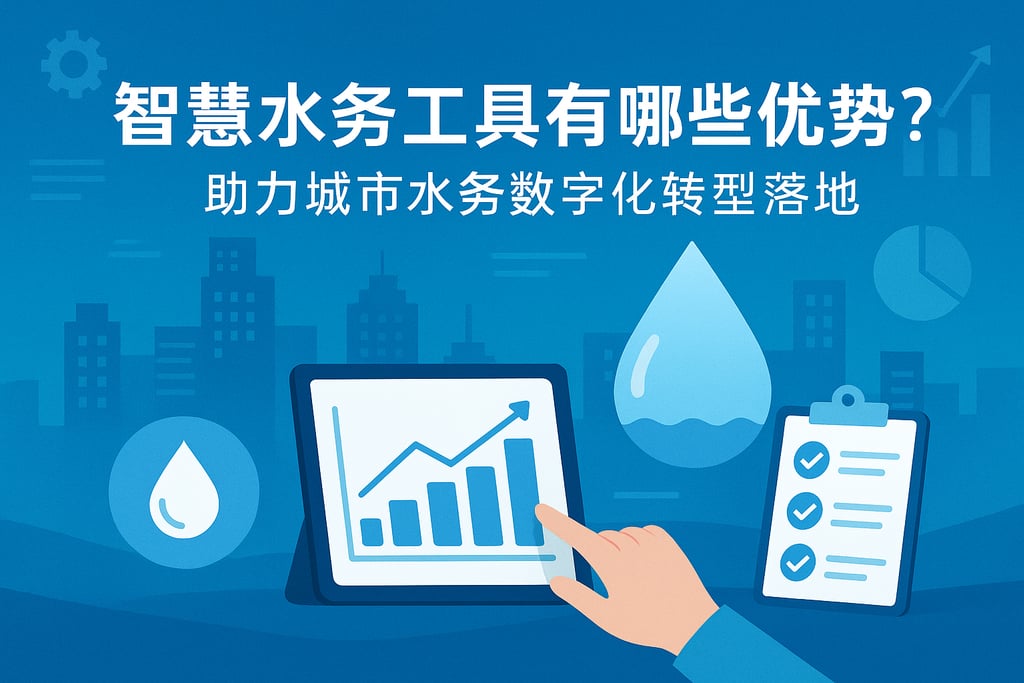 智慧水务工具有哪些优势？助力城市水务数字化转型落地