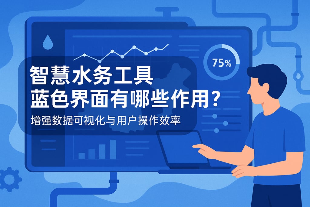 智慧水务工具蓝色界面有哪些作用？增强数据可视化与用户操作效率