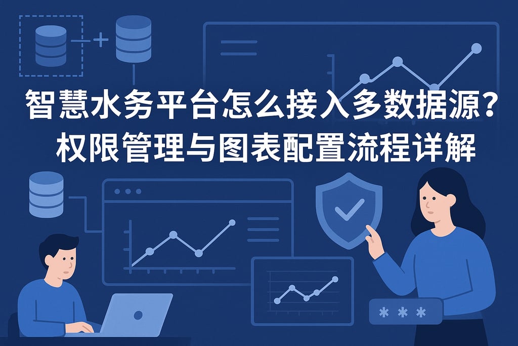 智慧水务平台怎么接入多数据源？权限管理与图表配置流程详解