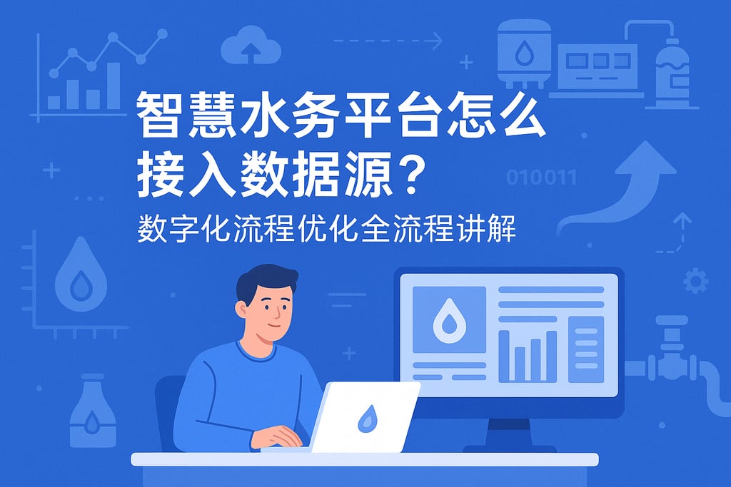 智慧水务平台怎么接入数据源？数字化流程优化全流程讲解