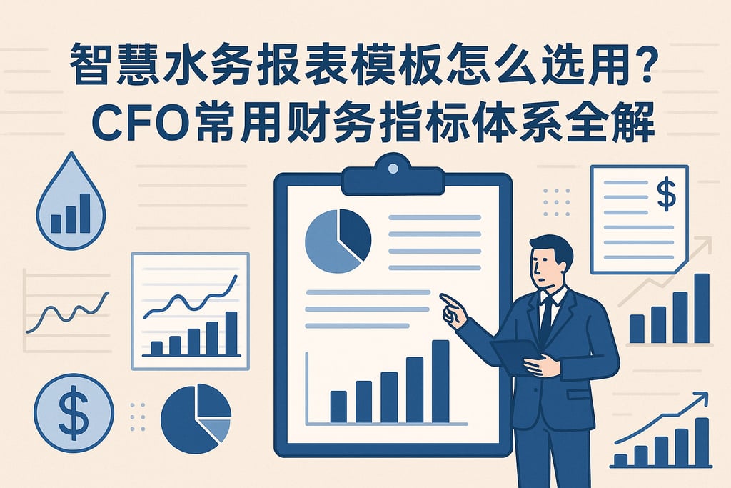 智慧水务报表模板怎么选用？CFO常用财务指标体系全解