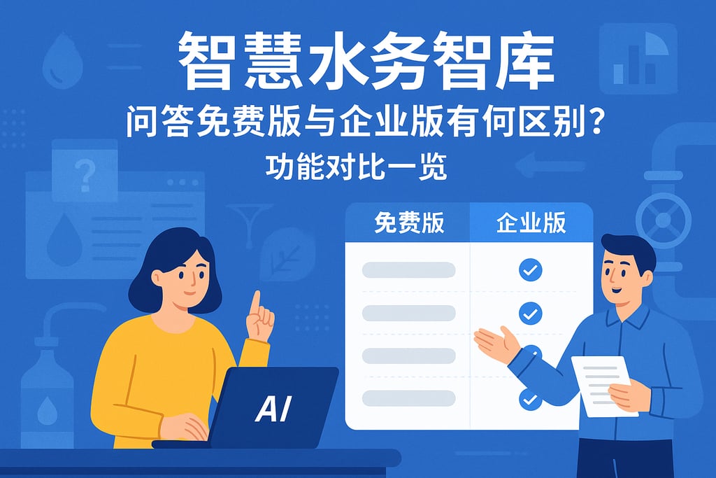 智慧水务智库问答免费版与企业版有何区别？功能对比一览