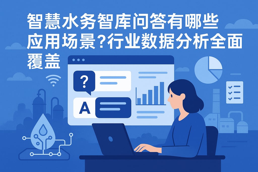 智慧水务智库问答有哪些应用场景？行业数据分析全面覆盖