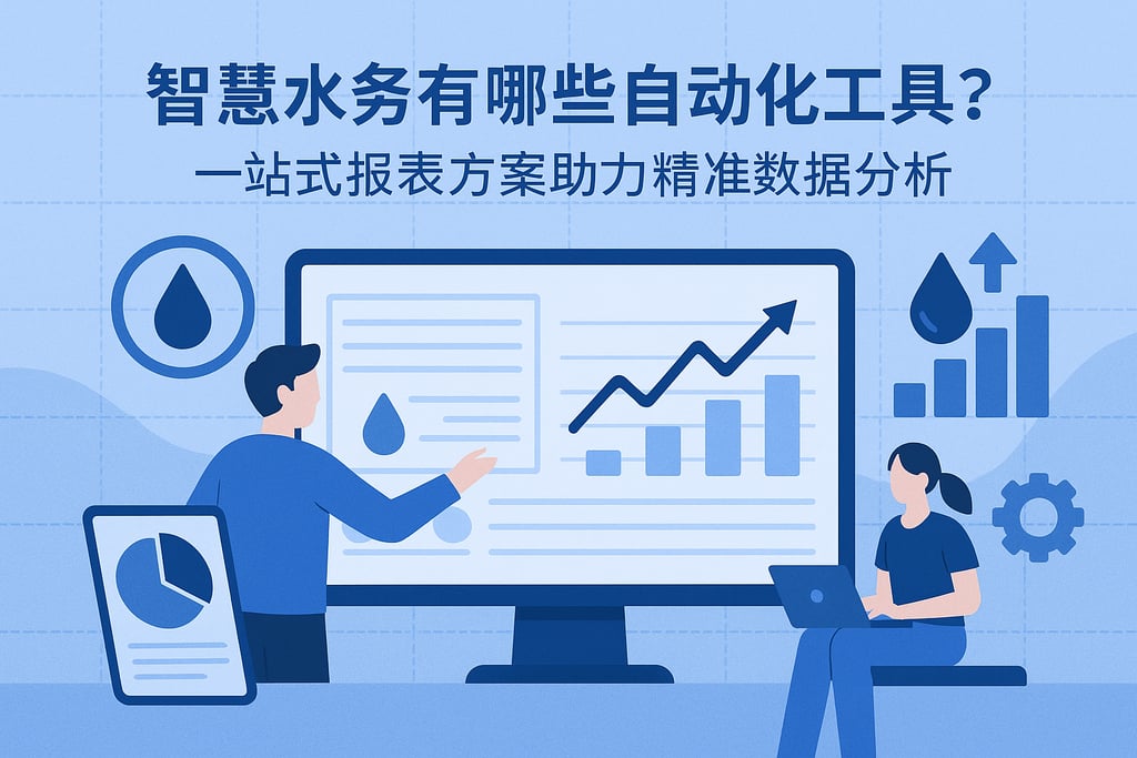 智慧水务有哪些自动化工具？一站式报表方案助力精准数据分析