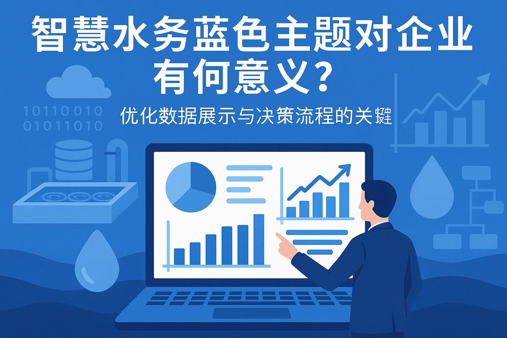 智慧水务蓝色主题对企业有何意义？优化数据展示与决策流程的关键