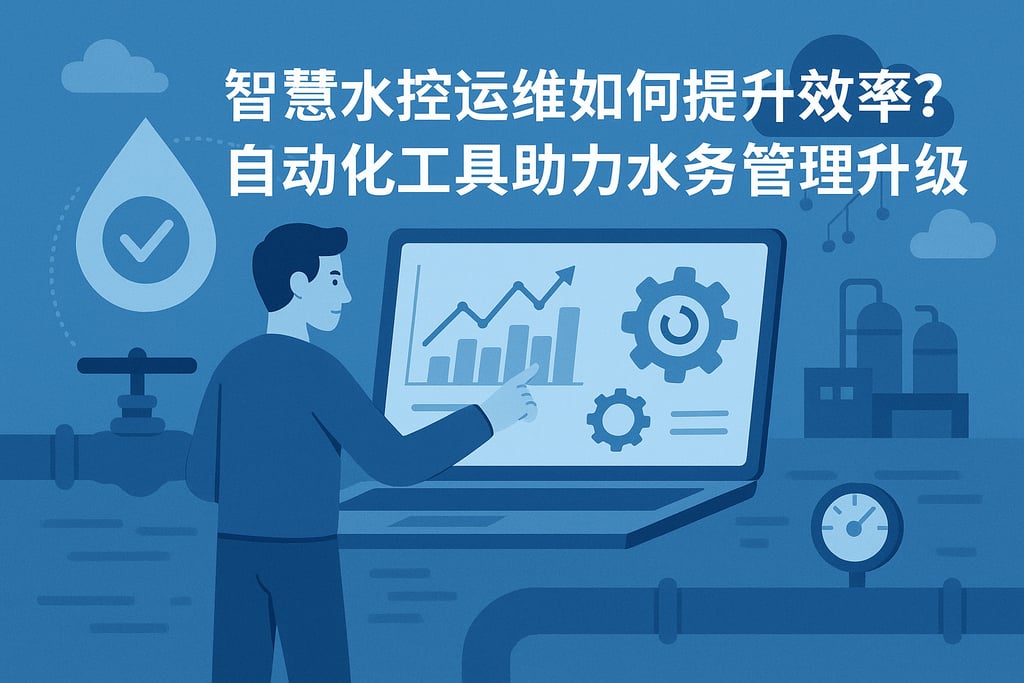 智慧水控运维如何提升效率？自动化工具助力水务管理升级