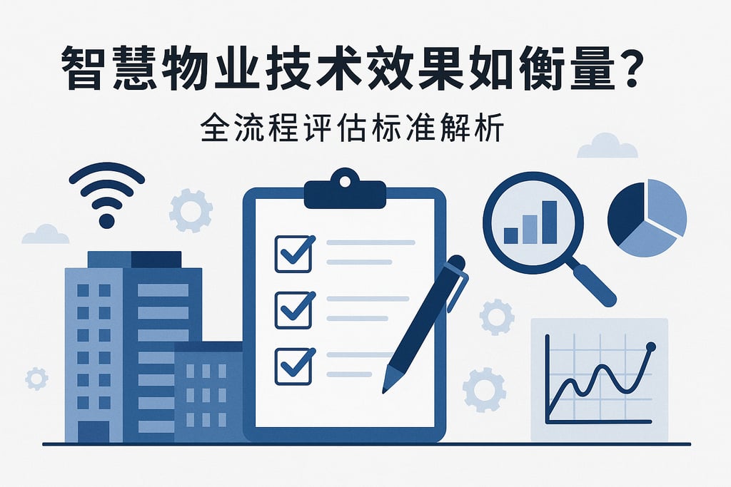智慧物业技术效果如何衡量？全流程评估标准解析