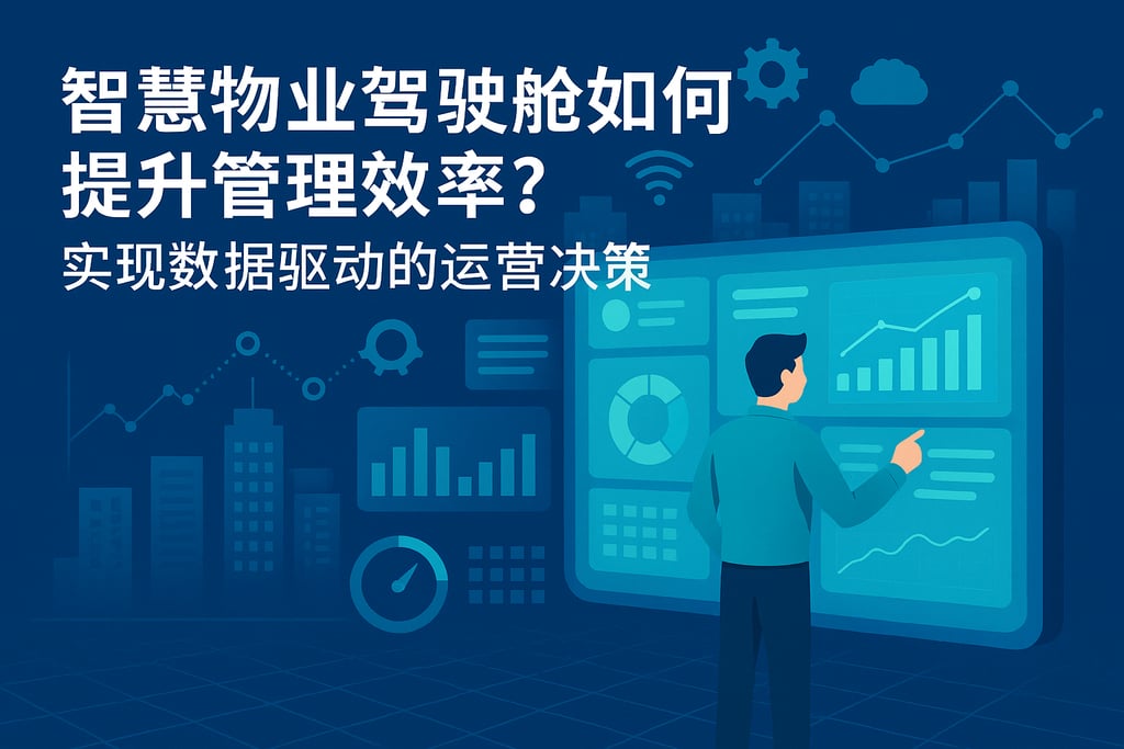智慧物业驾驶舱如何提升管理效率？实现数据驱动的运营决策