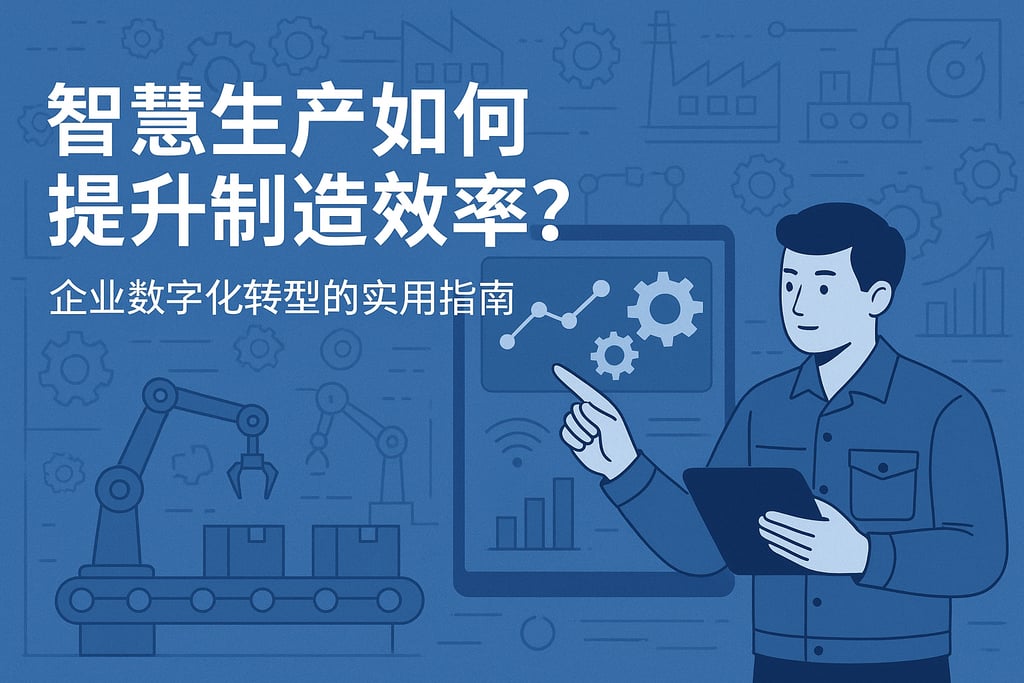 智慧生产如何提升制造效率？企业数字化转型的实用指南
