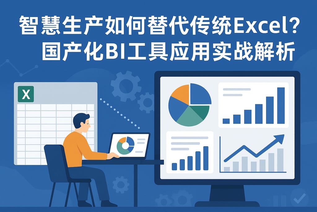 智慧生产如何替代传统Excel？国产化BI工具应用实战解析