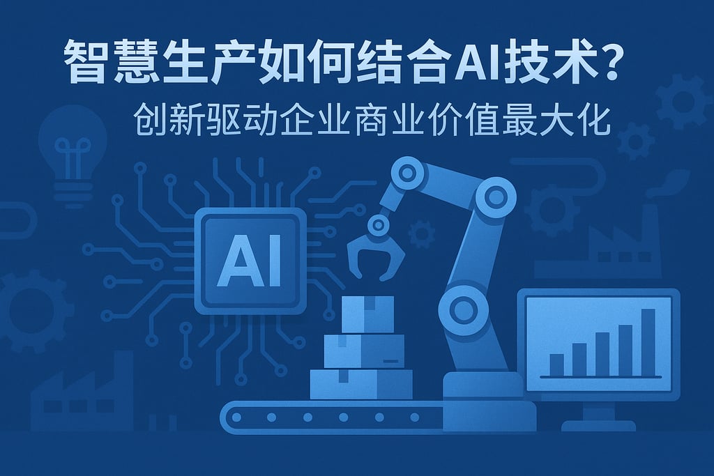 智慧生产如何结合AI技术？创新驱动企业商业价值最大化