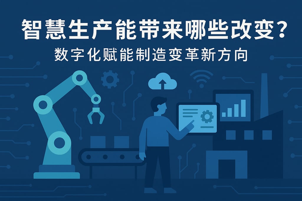 智慧生产能带来哪些改变？数字化赋能制造业变革新方向