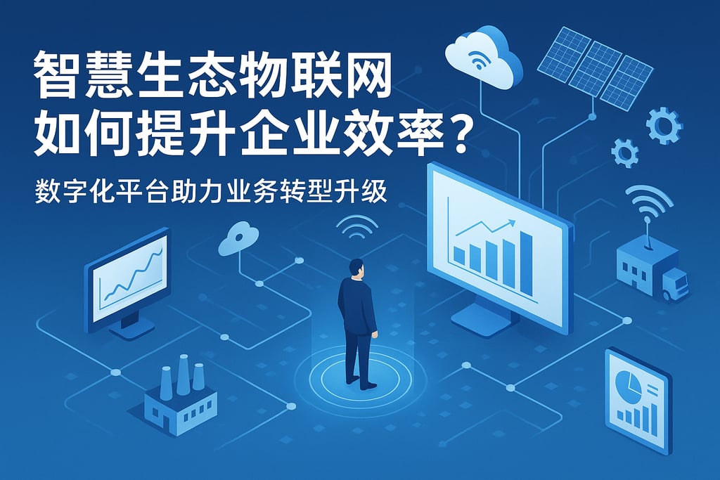 智慧生态物联网如何提升企业效率？数字化平台助力业务转型升级