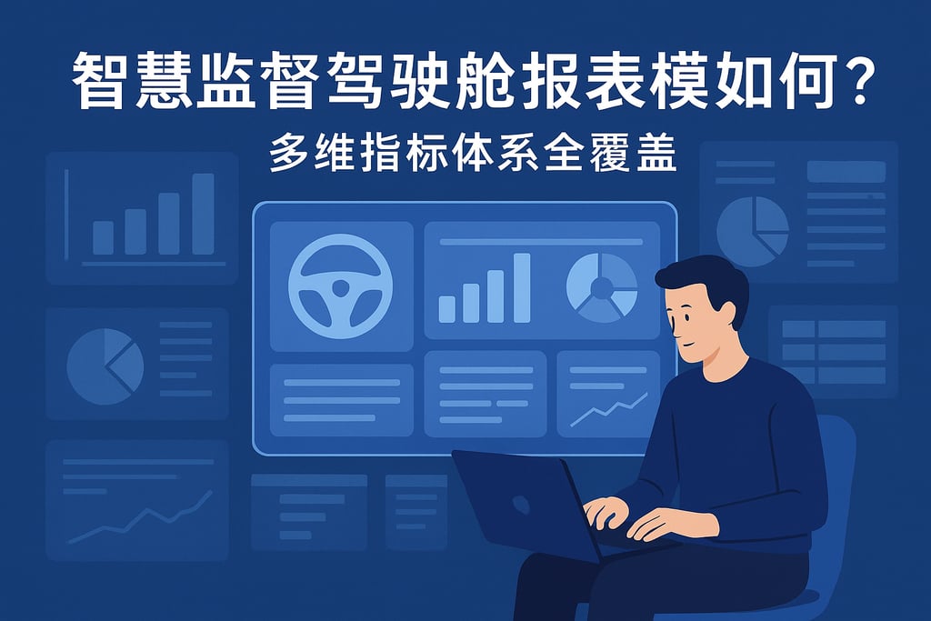 智慧监督驾驶舱报表模板如何选用？多维指标体系全覆盖