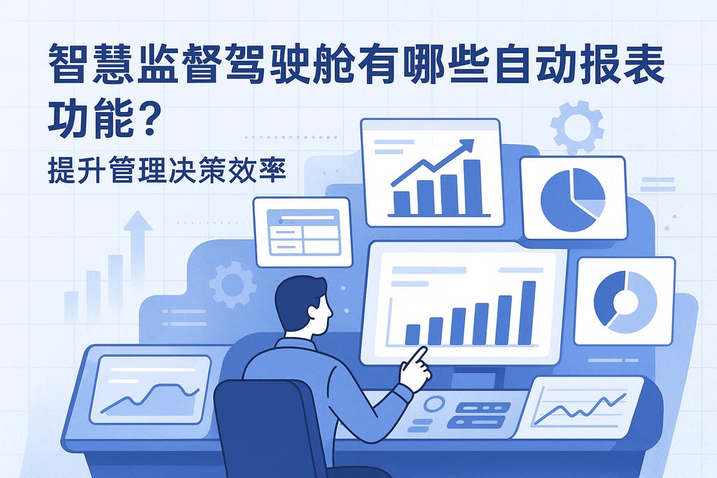智慧监督驾驶舱有哪些自动报表功能？提升管理决策效率