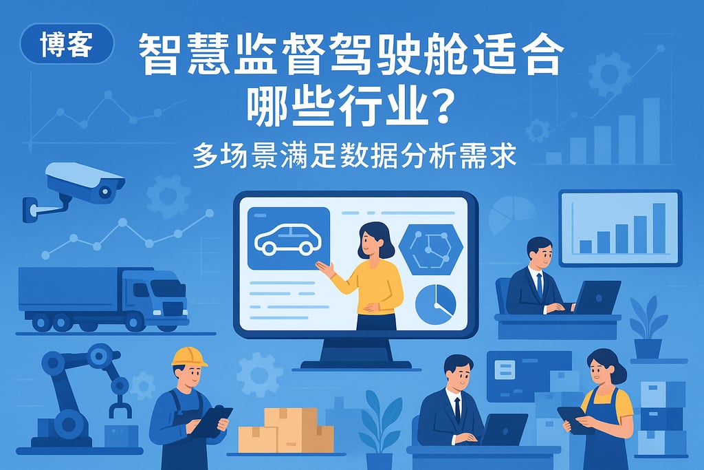 智慧监督驾驶舱适合哪些行业？多场景满足数据分析需求